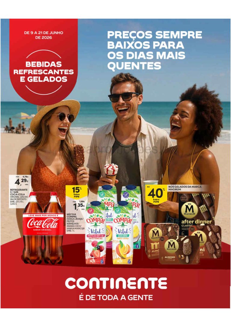 Folheto Continente Madeira – Antevisão Promoções 9 a 15 de junho