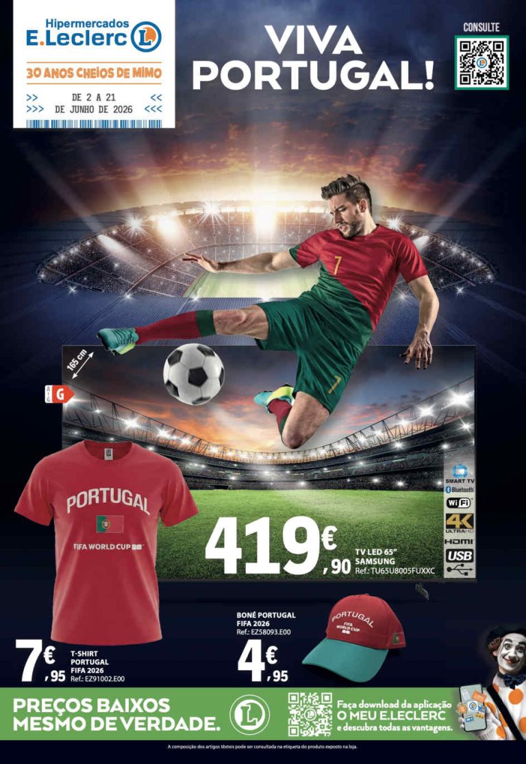 Folheto E Leclerc bazar- Antevisão Promoções 2 a 21 de junho