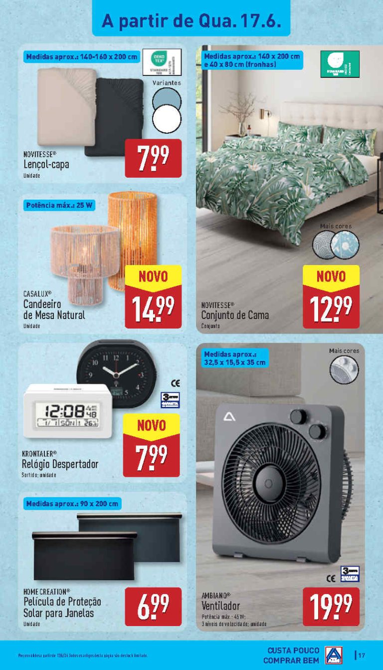 Folheto Aldi bazar – Antevisão Promoções 17 a 21 de junho