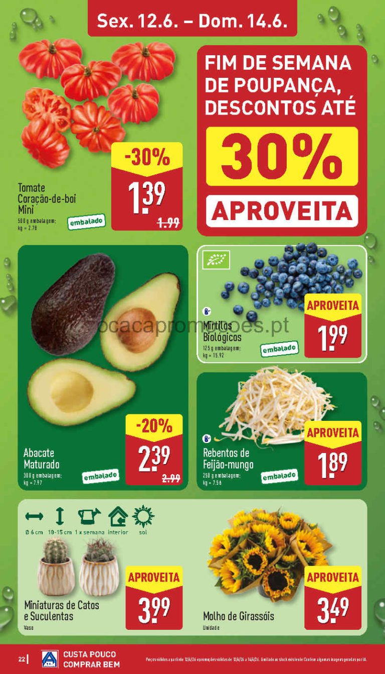 Folheto Aldi Frescos – Antevisão Promoções 8 a 14 de junho