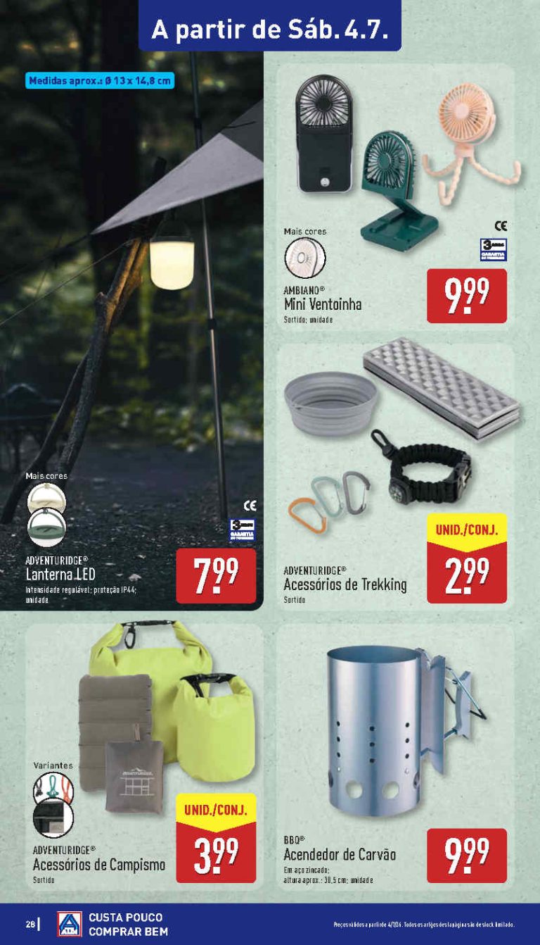 Folheto Aldi bazar – Antevisão Promoções de 4 a 5 julho