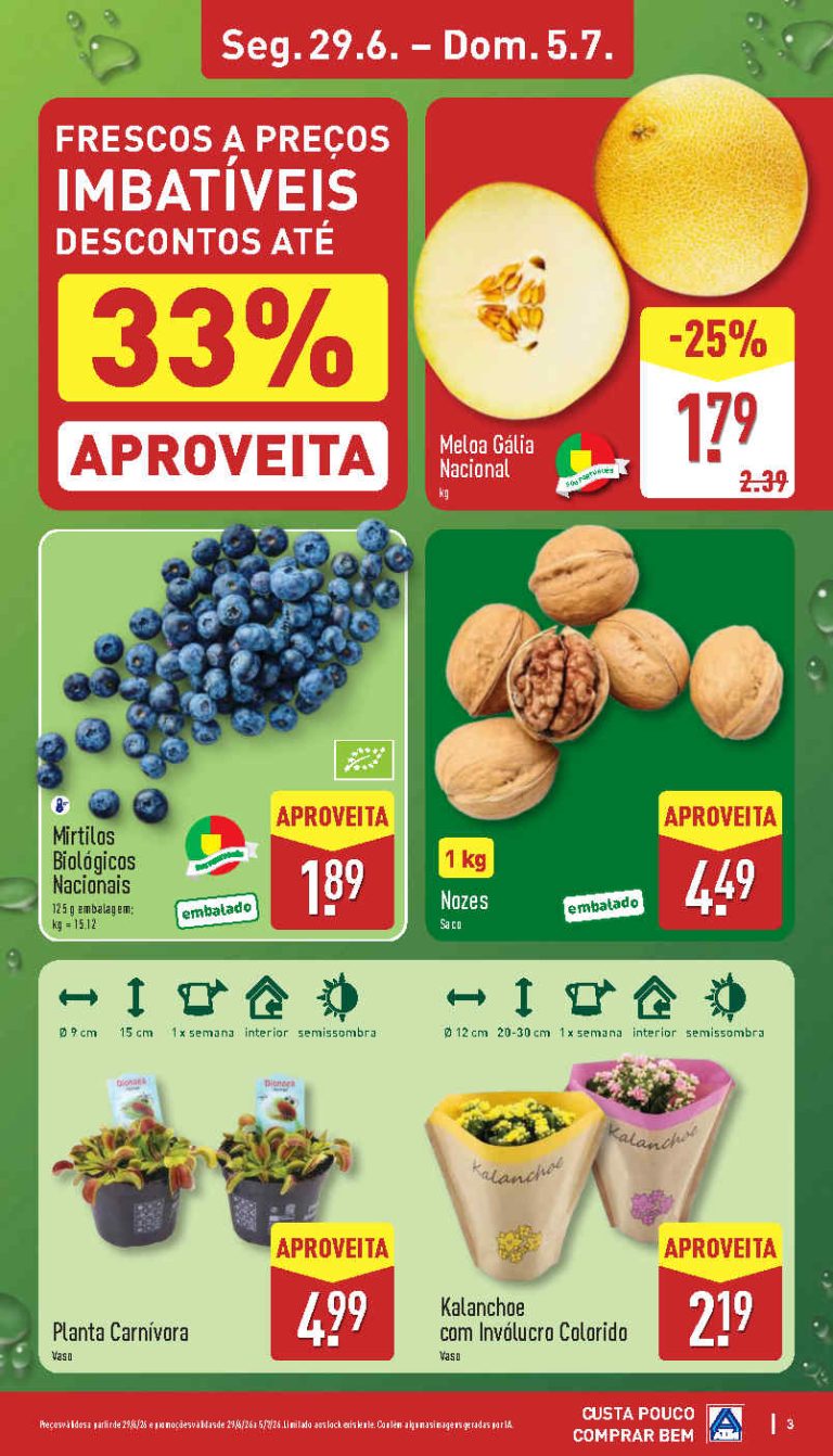 Folheto Aldi Frescos – Antevisão Promoções 29 junho a 5 julho