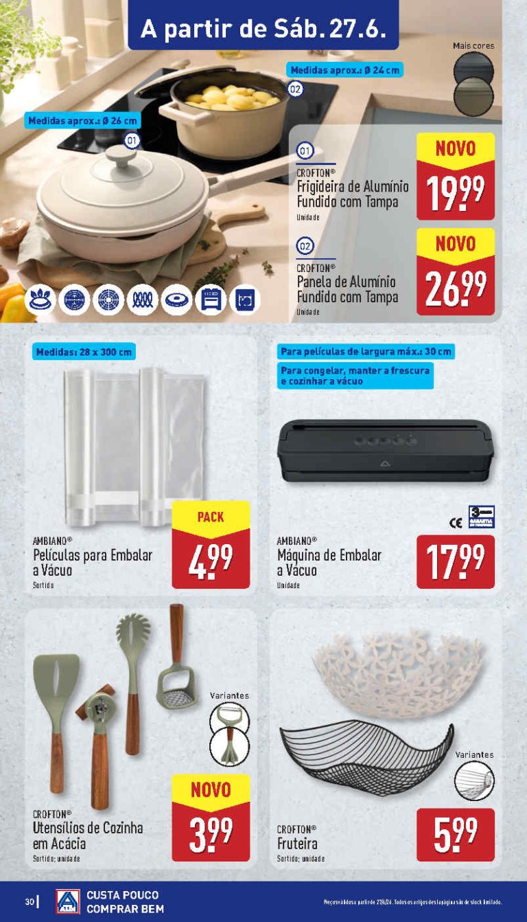 Folheto ALDI bazar – Antevisão Promoções 27 a 28 de junho