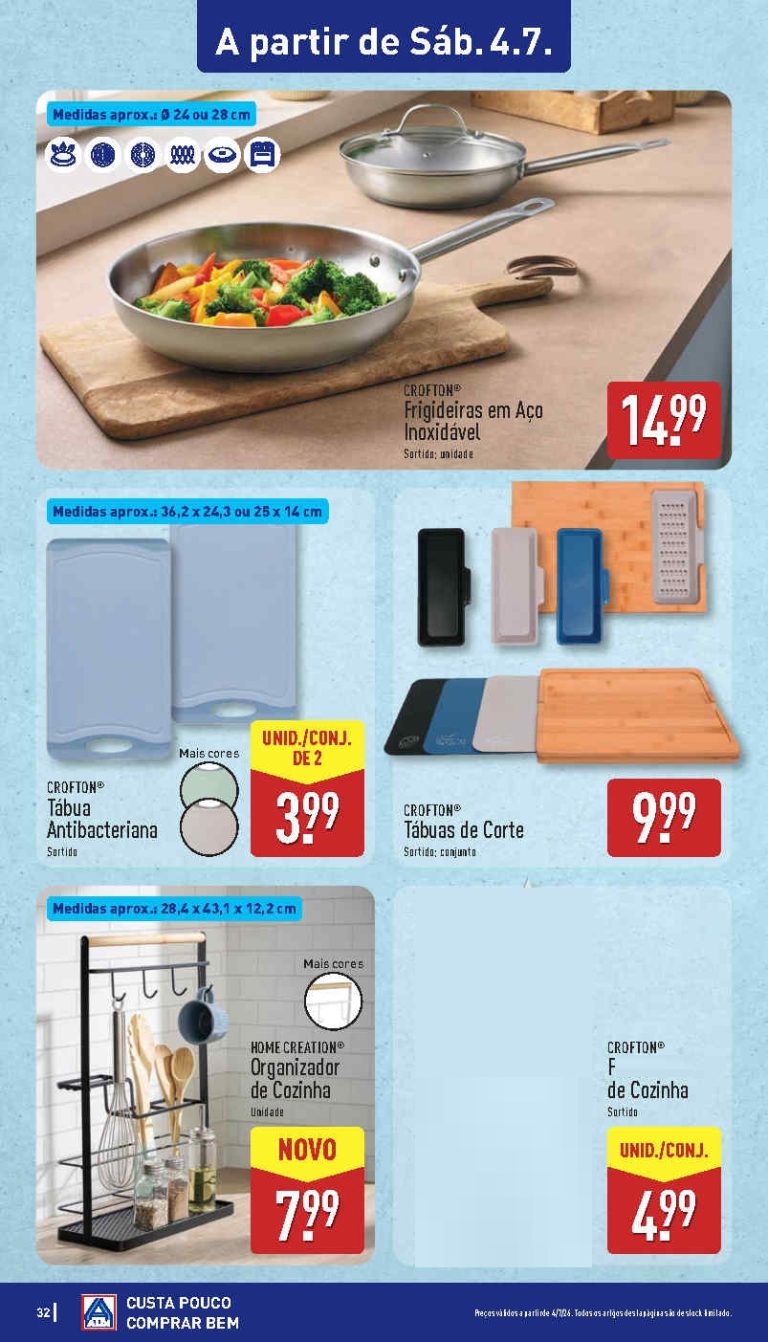 Folheto Aldi Achados bazar – Antevisão Promoções de 4 a 5 julho