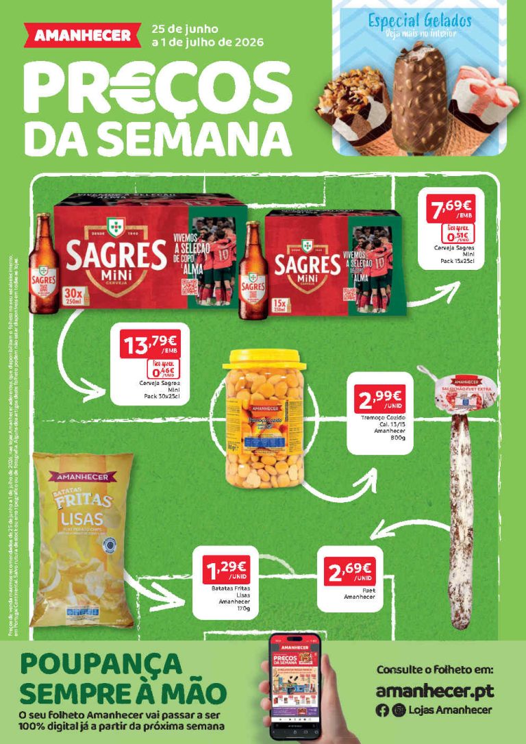 Folheto Amanhecer – Antevisão Promoções 25 junho a 1 julho