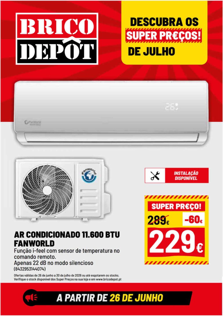 Folheto Brico Depôt: Antevisão Promoções 26 junho a 30 julho
