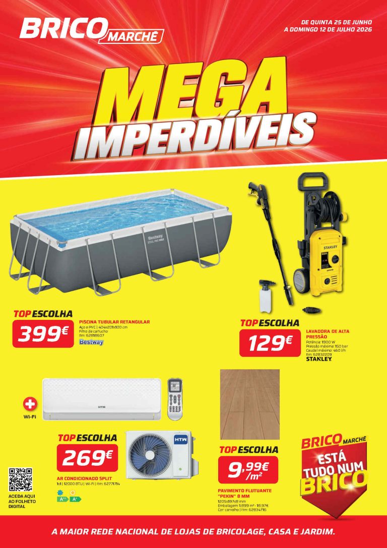 Folheto Bricomarché – Antevisão Promoções 25 junho a 12 julho