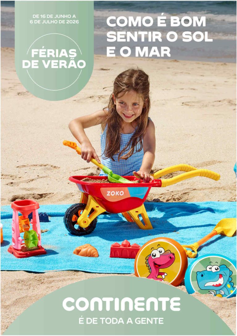 Folheto Continente Verão – Antevisão Promoções 17 junho a 6 julho (Açores)