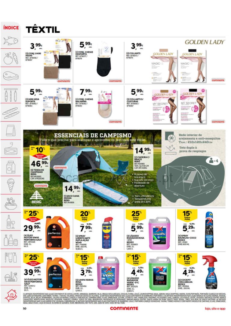 Folheto Continente bazar – Antevisão Promoções 16 a 22 de junho