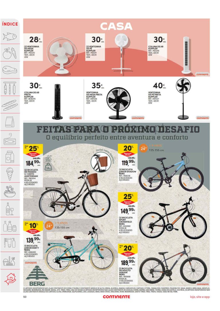 Folheto Continente bazar – Antevisão Promoções 9 a 15 de junho