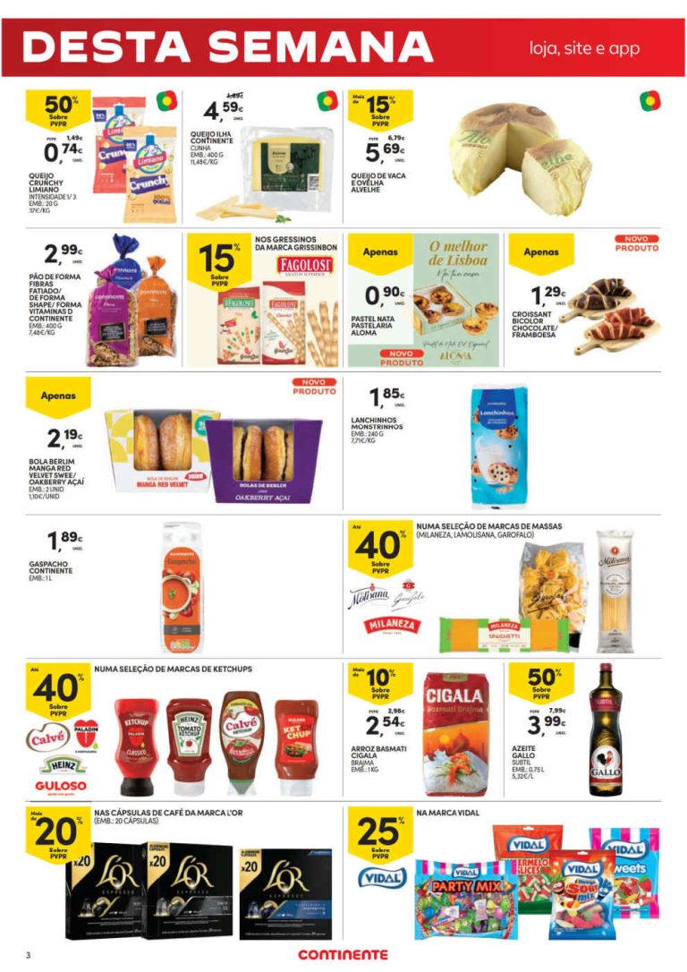 Folheto Continente Fim de Semana – Antevisão Promoções 26 a 29 de junho