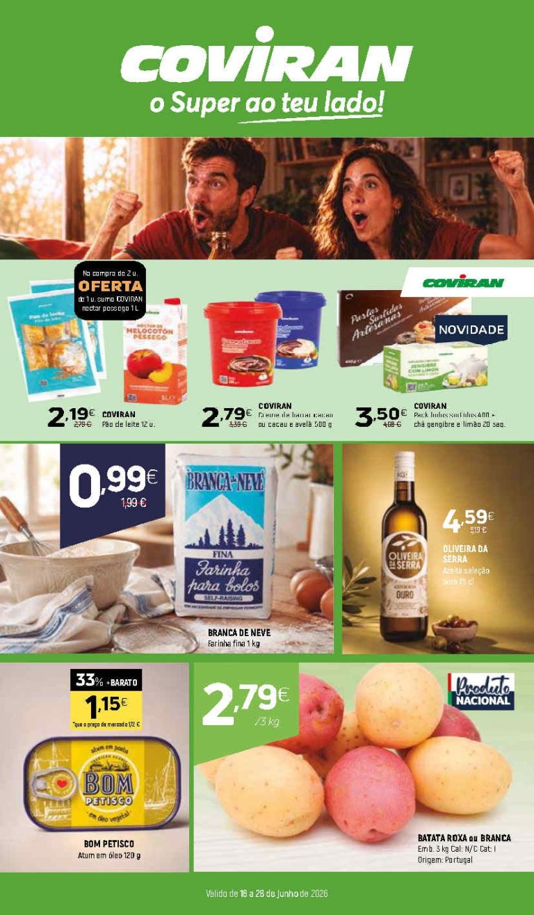 Folheto Coviran – Antevisão Promoções 16 a 28 de junho