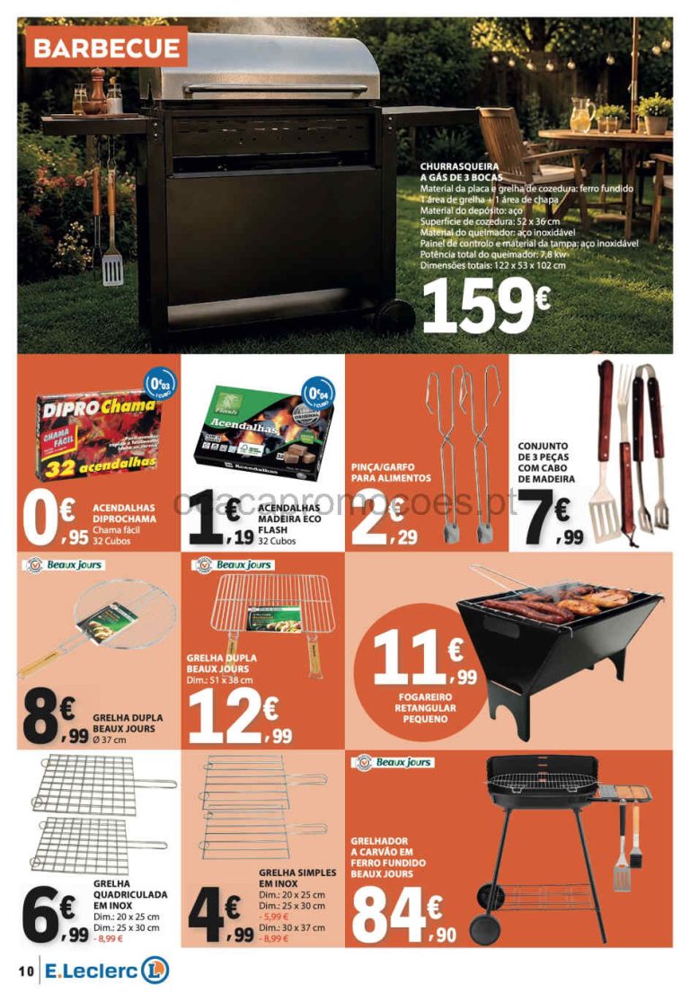 Folheto E Leclerc Ar Livre – Antevisão bazar Promoções até 1 de julho