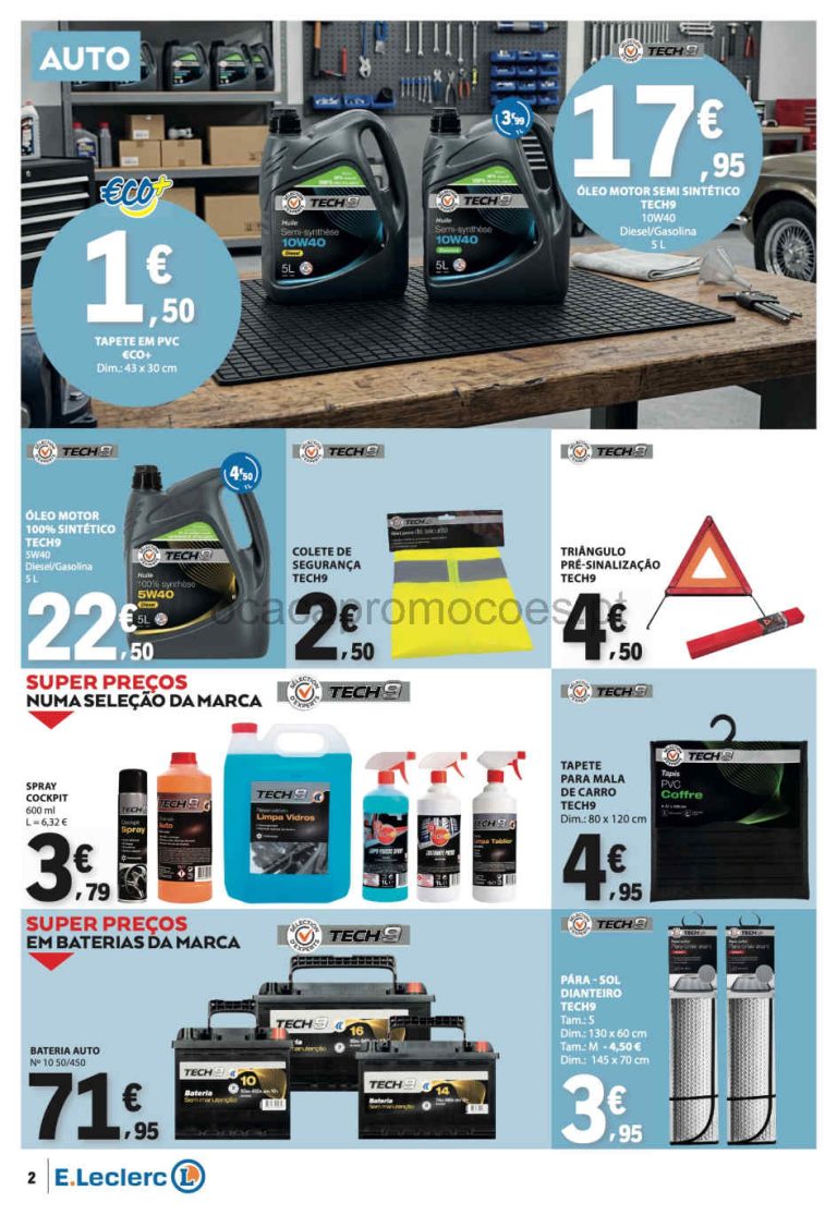 Folheto E Leclerc auto – Antevisão bazar Promoções até 1 de julho