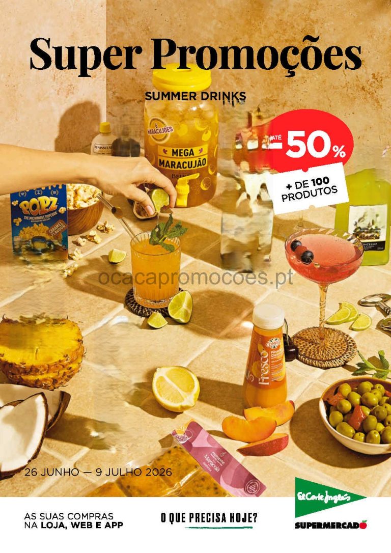 Folheto El Corte Inglés – Antevisão Promoções 26 junho a 9 julho