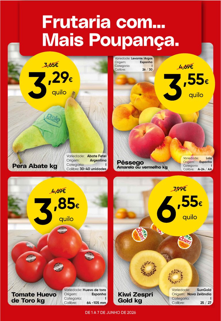 Folheto Supermercados Froiz – Antevisão Promoções 1 a 7 de junho