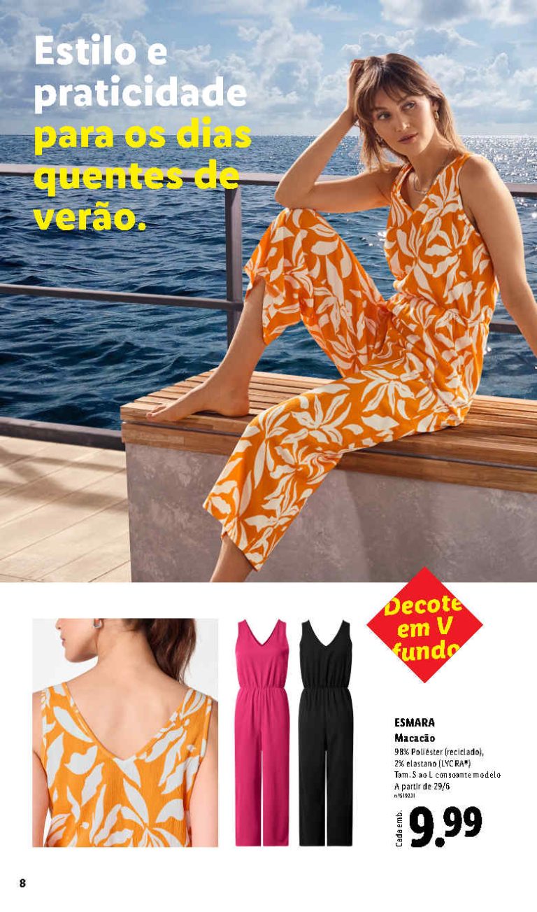 Folheto Lidl Esmara Verão – Antevisão Promoções a partir 29 junho