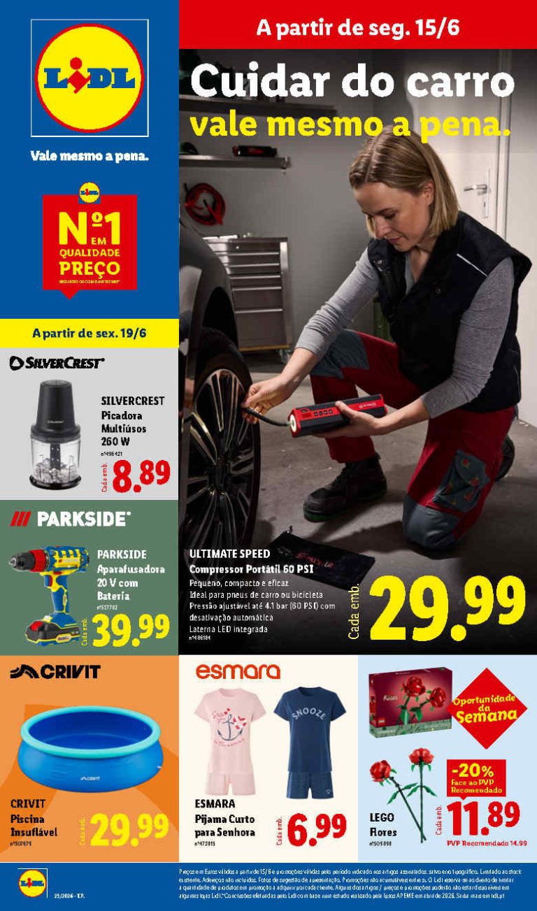 Folheto Lidl bazar – Antevisão Promoções 15 a 25 de junho