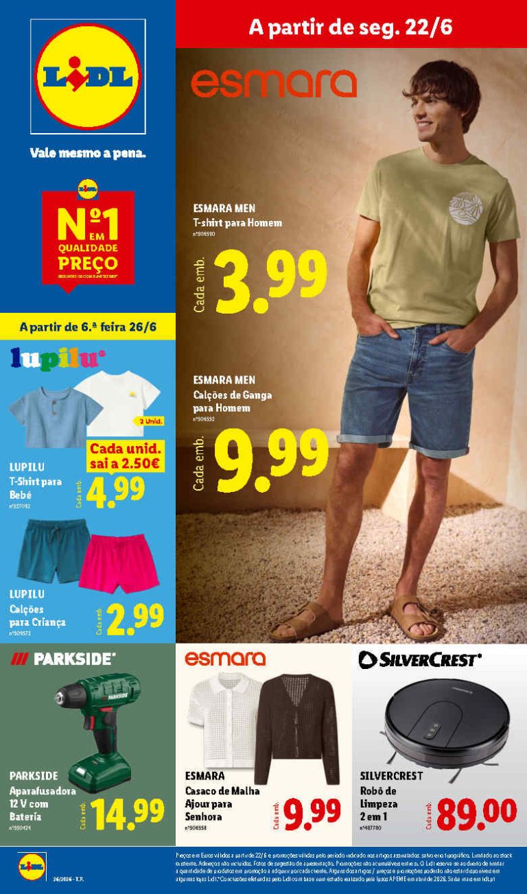 Folheto Lidl bazar – Antevisão Promoções de 22 junho a 2 julho