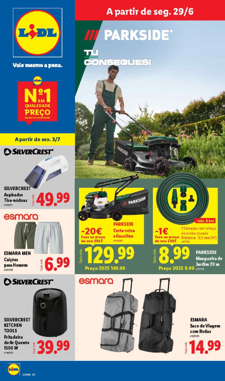 Folheto Lidl bazar – Antevisão Promoções de 29 junho a 9 julho