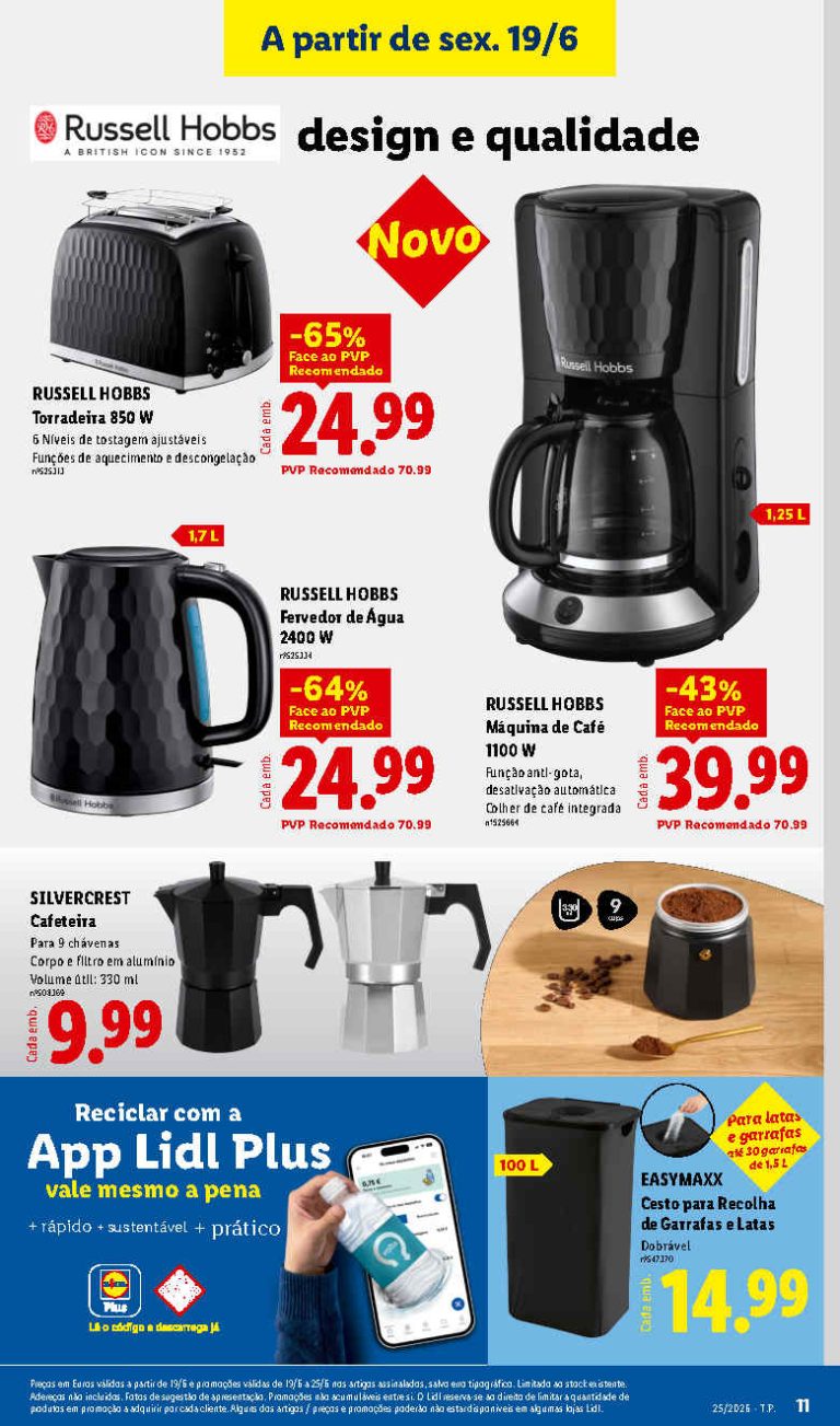 Folheto Lidl cozinha bazar – Antevisão Promoções 19 a 25 de junho
