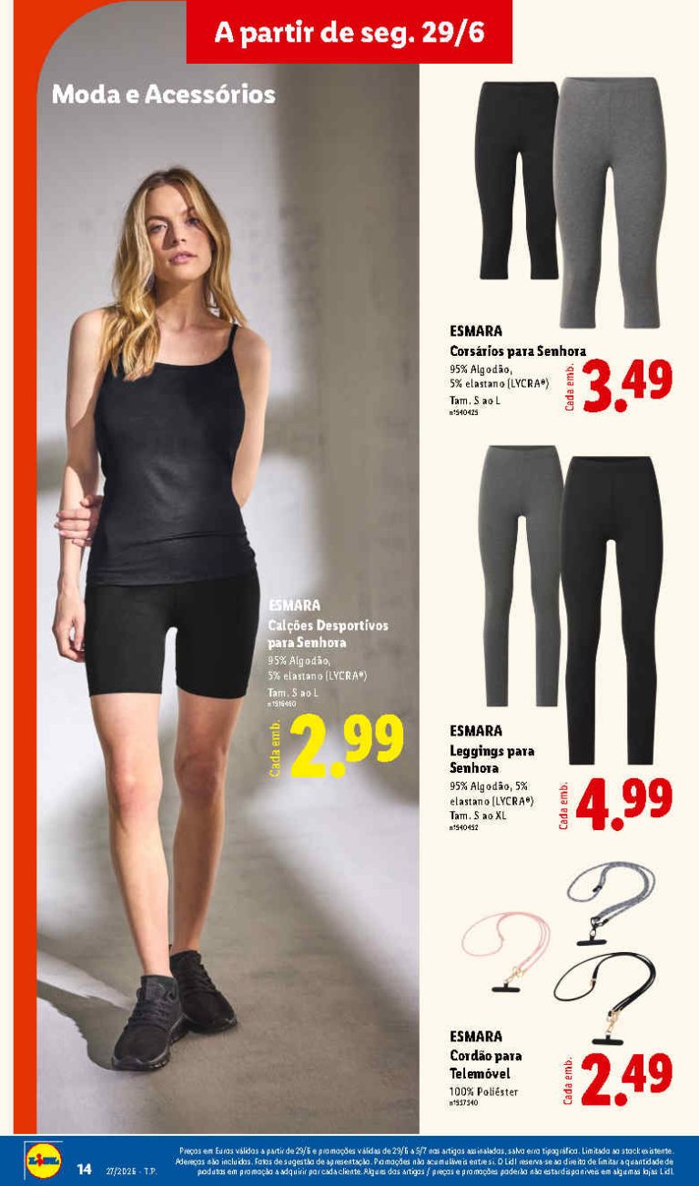 Folheto Lidl ESMARA – Antevisão bazar Promoções de 29 junho a 9 julho