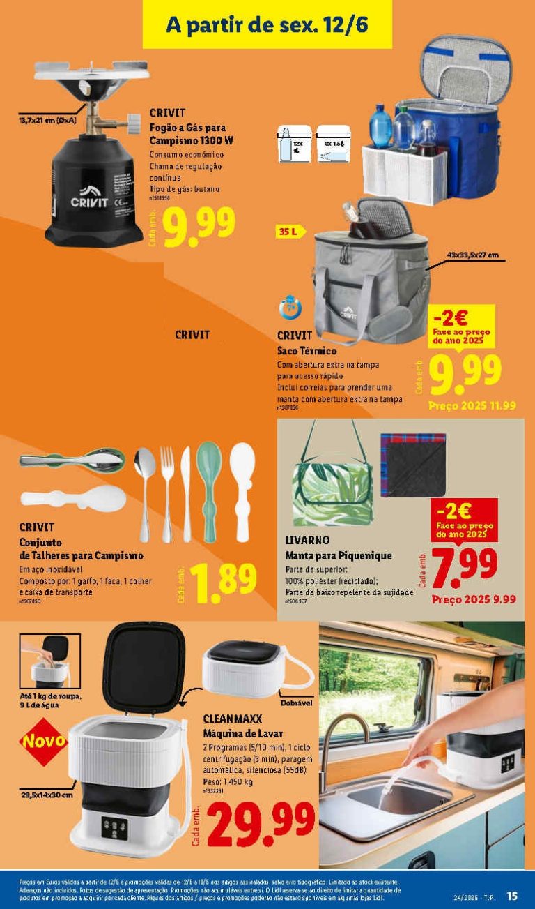 Lidl Destaques – Antevisão Bazar Promoções 12 a 18 de junho