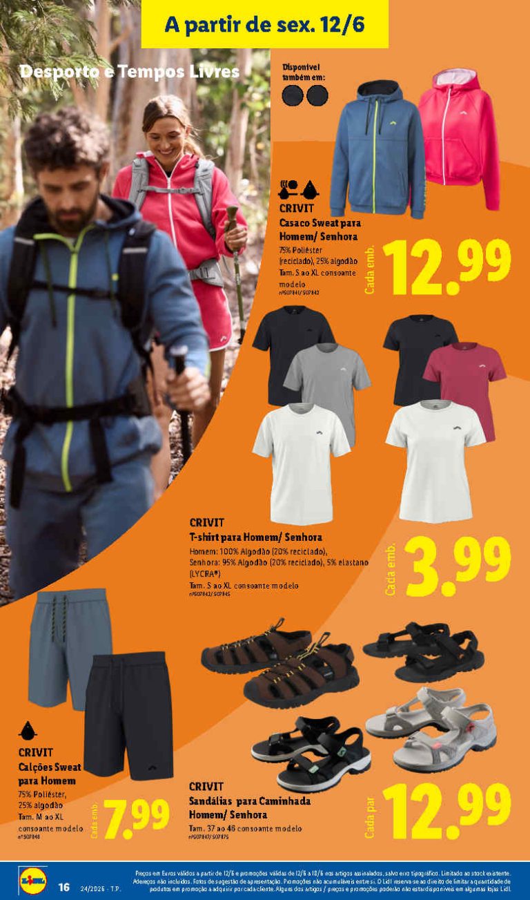 Folheto Lidl Ar Livre – Antevisão Bazar Promoções 12 a 18 de junho