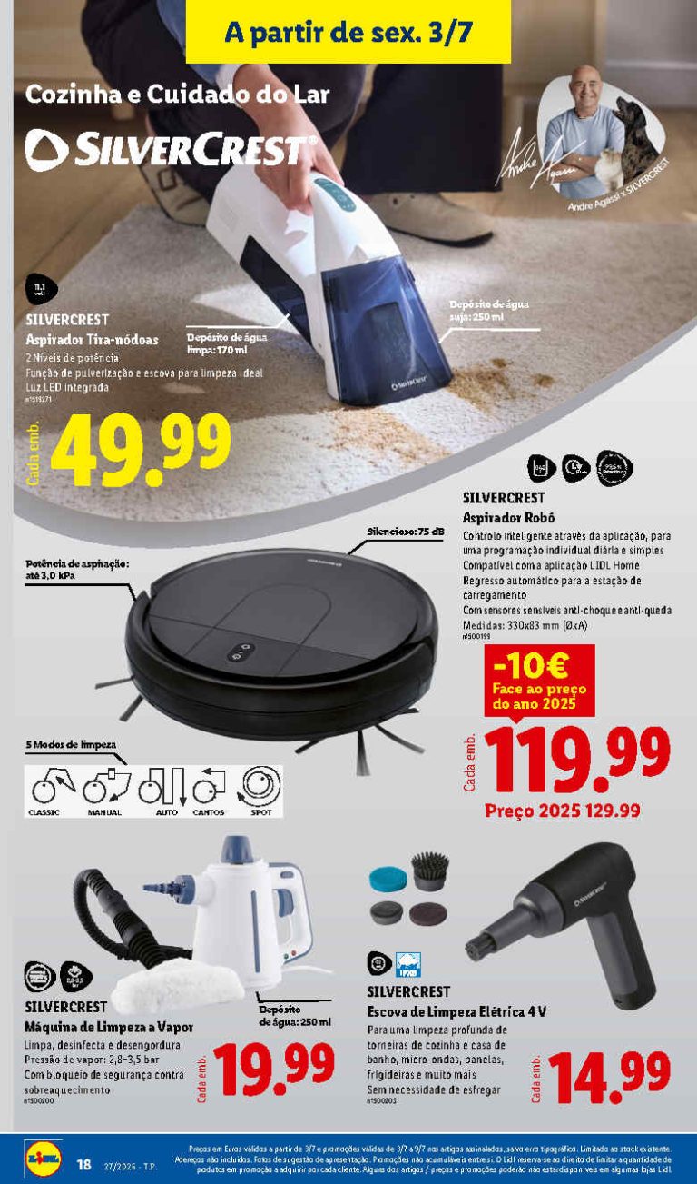 Folheto Lidl limpeza bazar – Antevisão Promoções de 3 a 9 julho