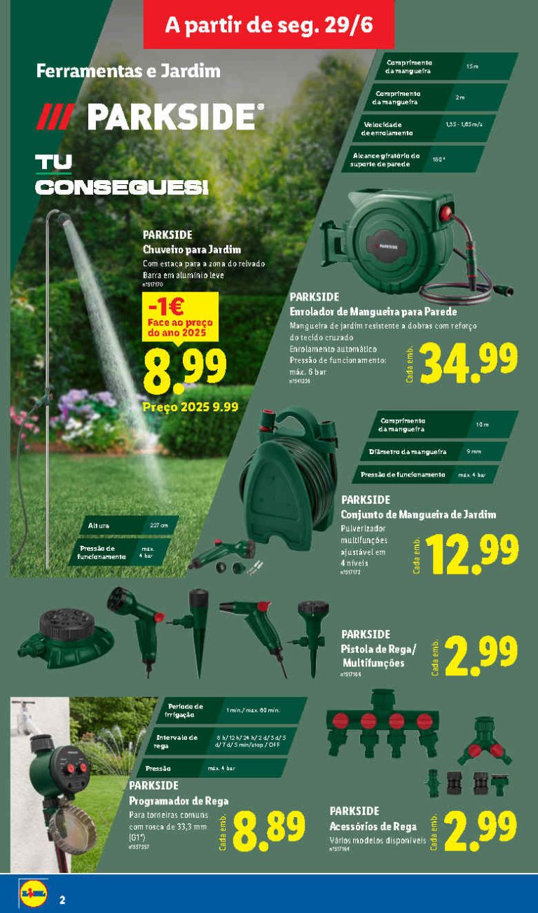 Folheto Lidl Jardim bazar – Antevisão Promoções de 29 junho a 5 julho