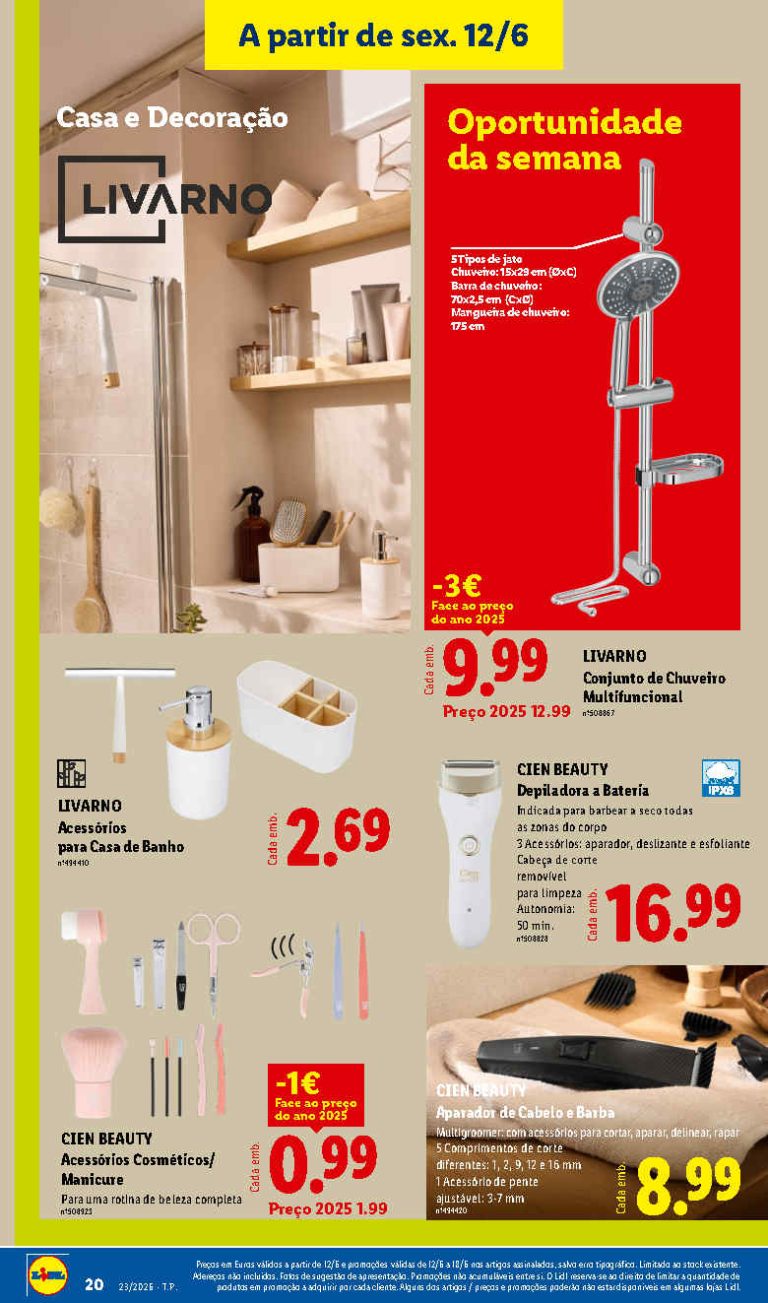Folheto Lidl bazar – Antevisão Promoções 12 a 18 de junho