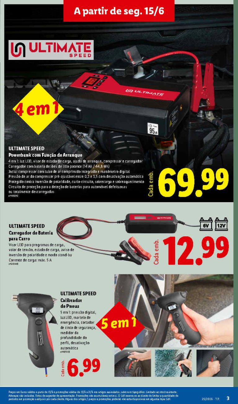 Folheto Lidl bazar auto – Antevisão Promoções 15 a 21 de junho