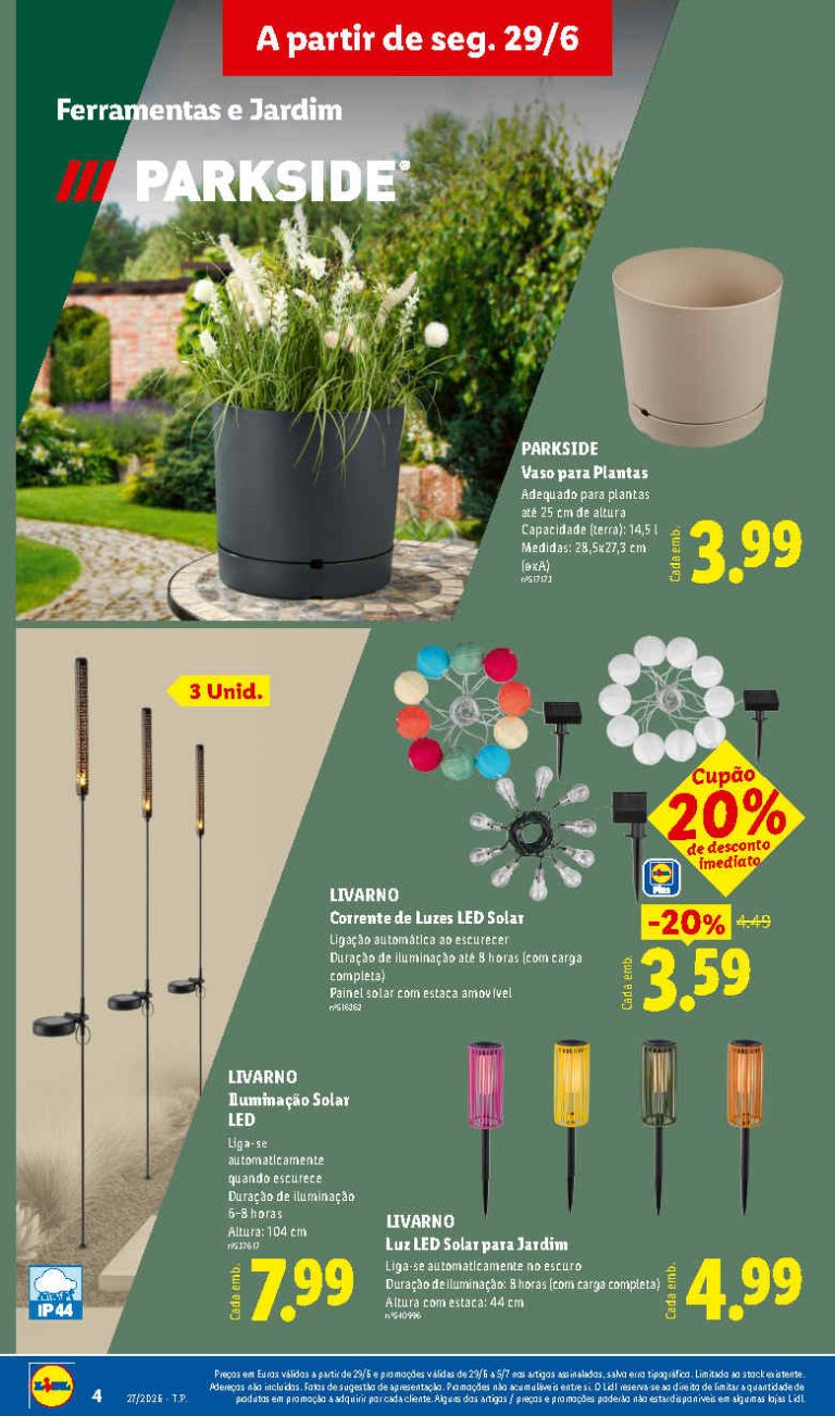 Lidl Destaques – Antevisão Bazar Promoções 29 junho a 5 julho