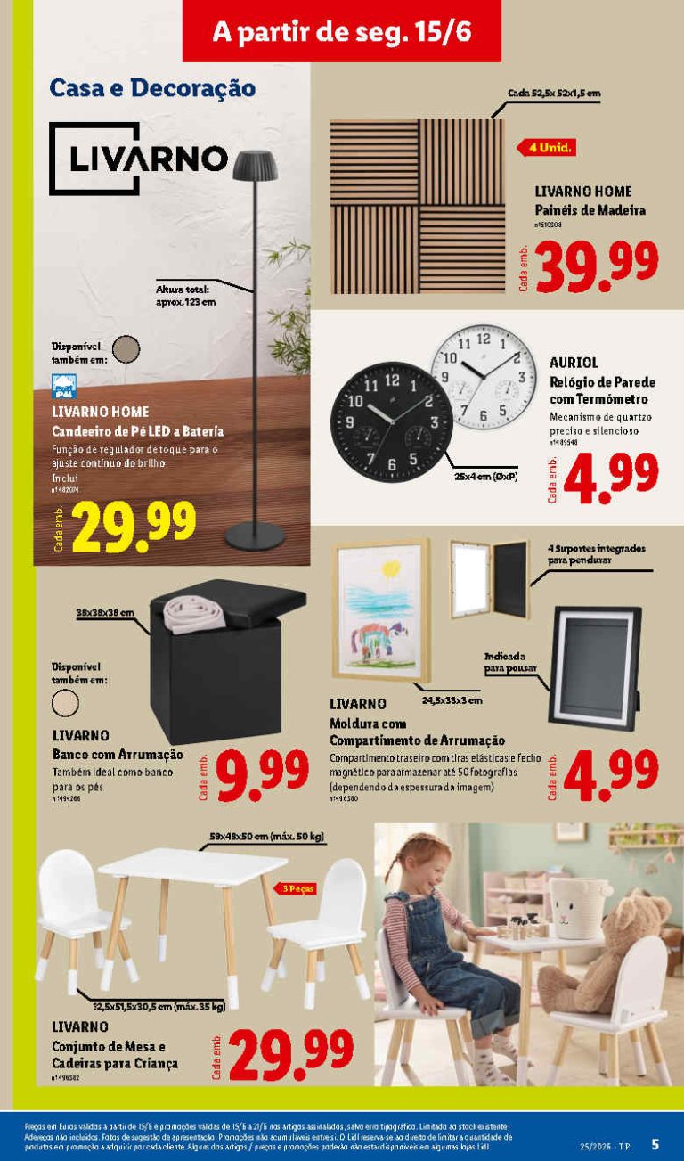 Folheto Lidl casa bazar – Antevisão Promoções 15 a 25 de junho