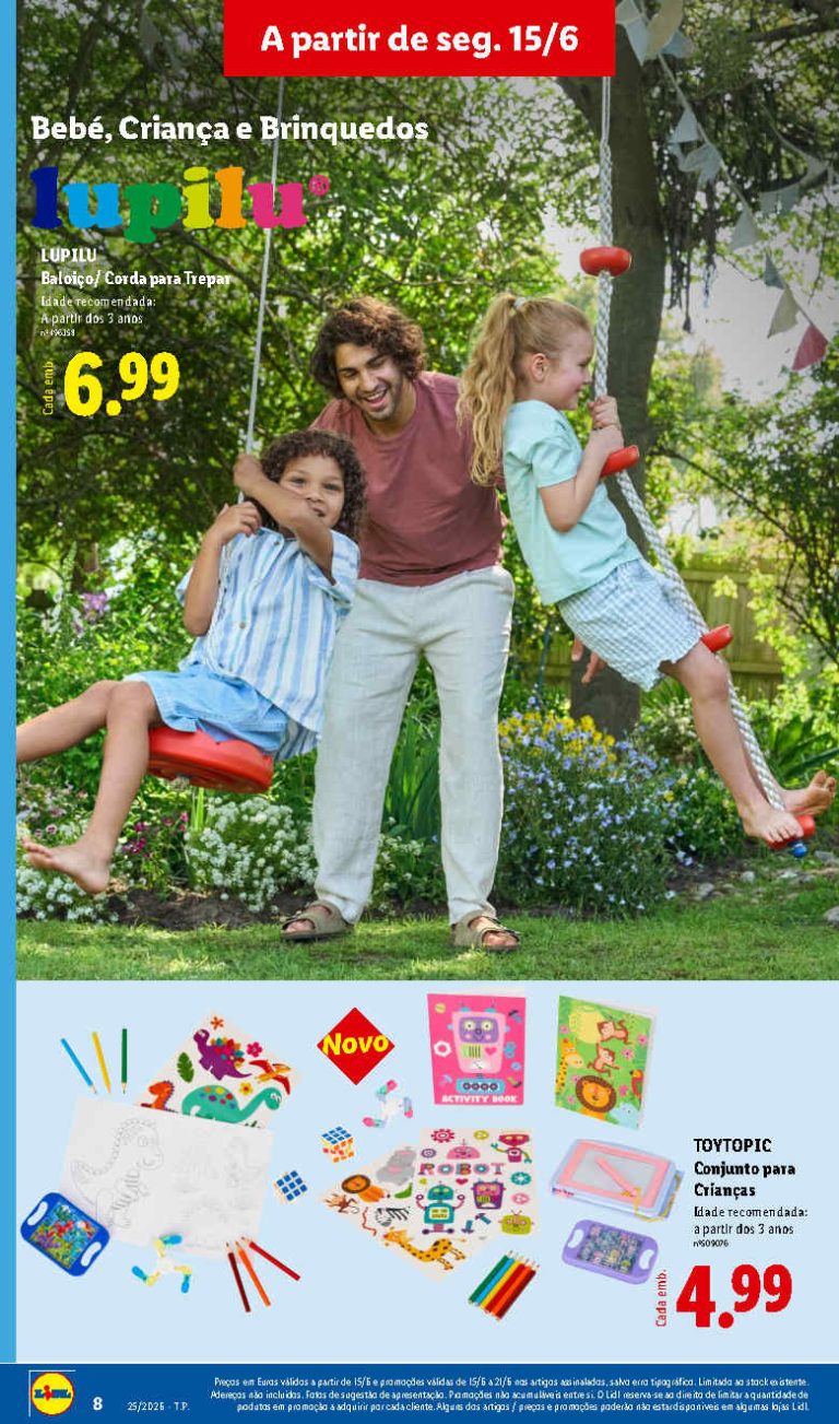 Folheto Lidl bazar diversão – Antevisão Promoções 15 a 21 de junho