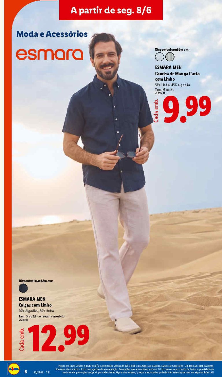 Folheto Lidl Esmara – Antevisão Bazar Promoções 8 a 18 de junho