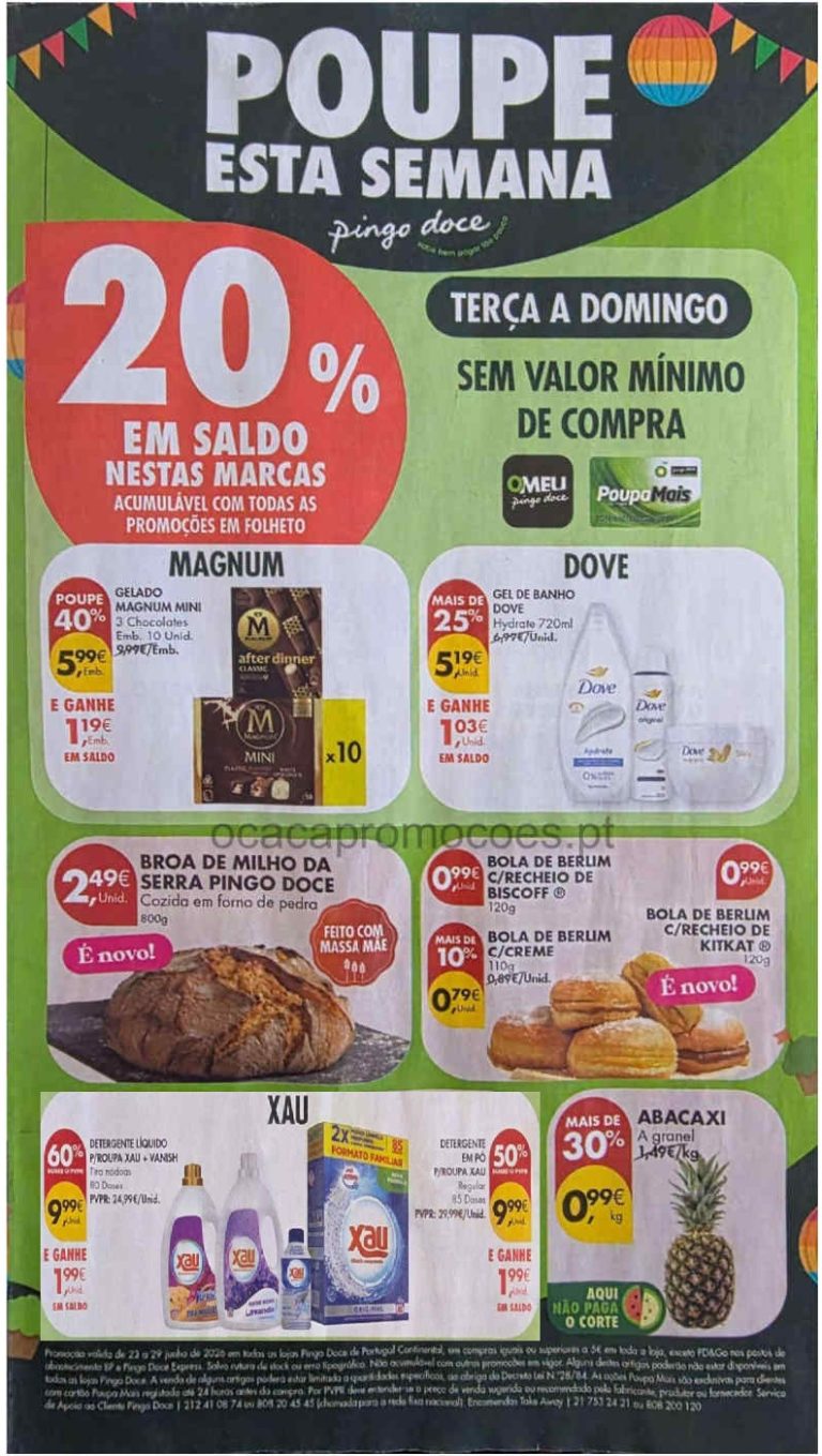 Folheto Pingo Doce lojas grandes – Antevisão Promoções 23 a 29 de junho
