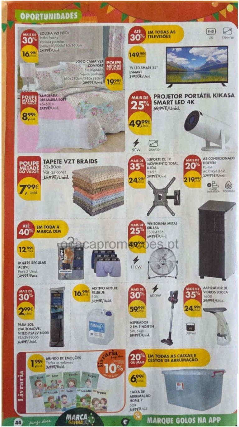Folheto Pingo Doce oportunidades bazar – Antevisão Promoções 23 a 29 de junho