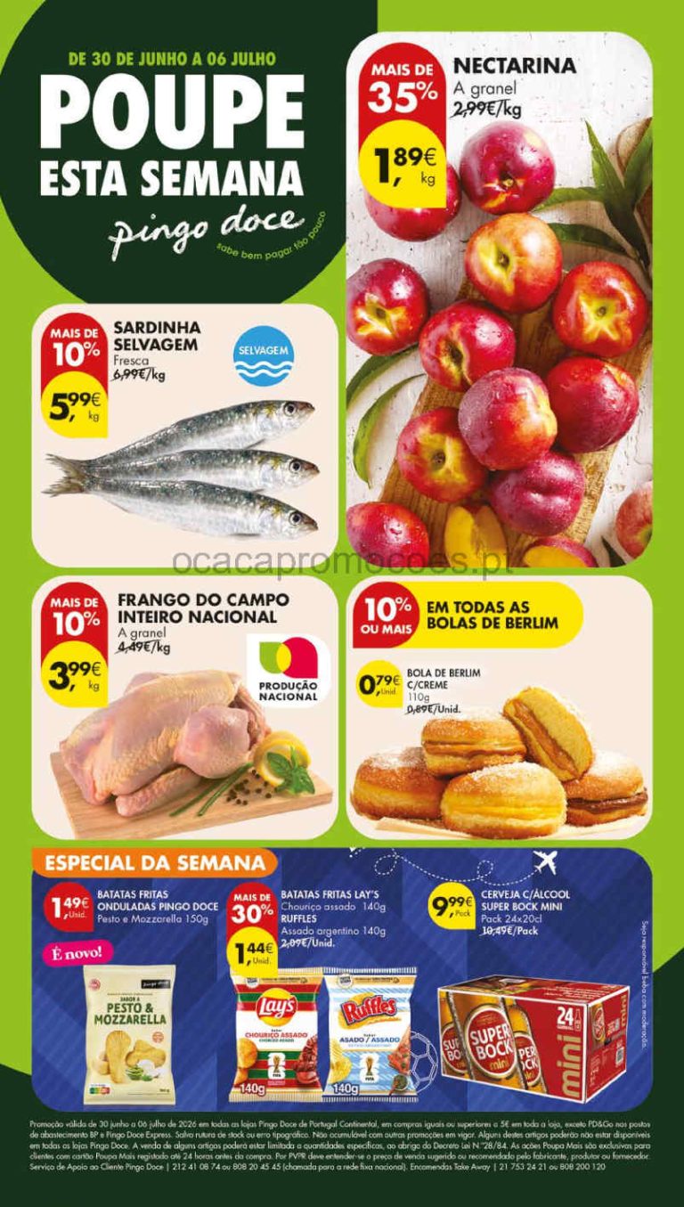 Folheto Pingo Doce lojas médias – Antevisão Promoções 30 junho a 6 julho