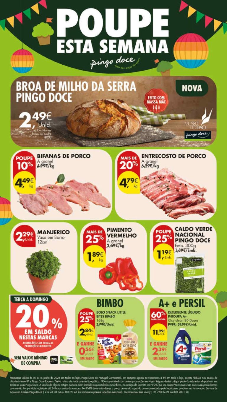 Folheto Pingo Doce – Antevisão Promoções 9 a 15 de junho