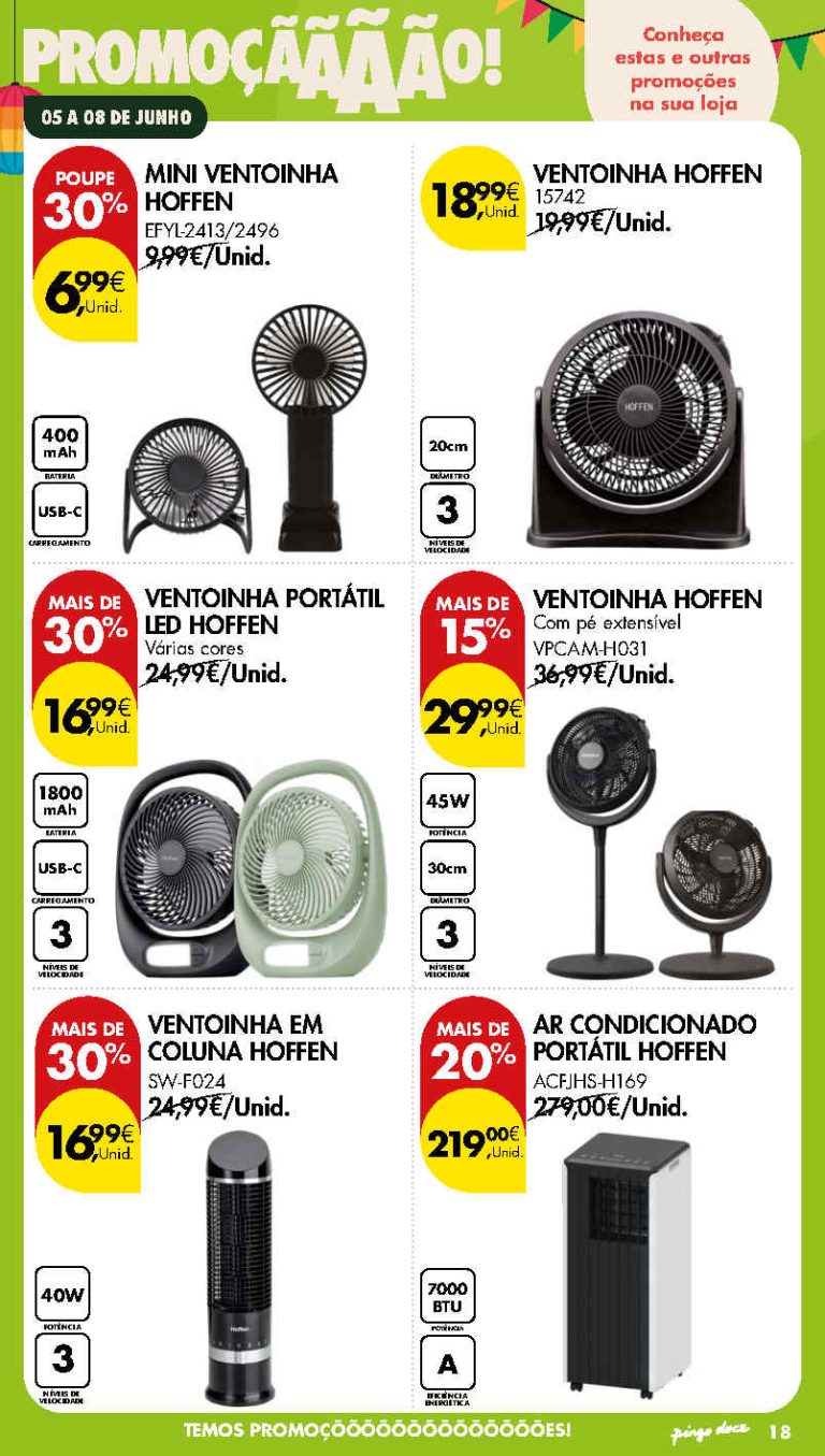 Folheto Pingo Doce bazar Fim de semana – Antevisão Promoções 5 a 8 de junho
