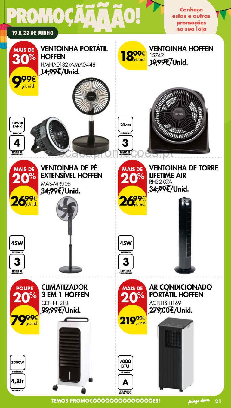 Folheto Pingo Doce bazar Fim de Semana – Antevisão Promoções 19 a 22 de junho