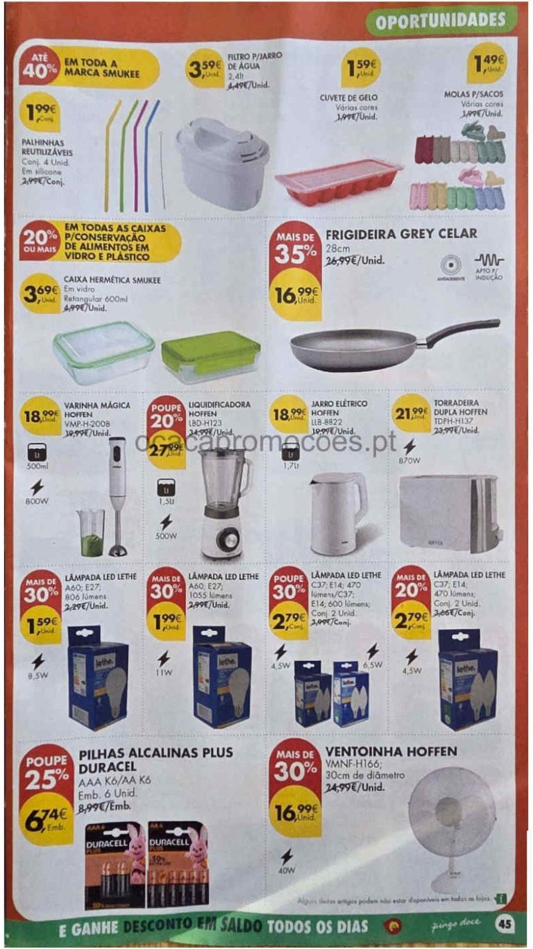 Folheto Pingo Doce bazar – Antevisão Promoções 30 junho a 6 julho