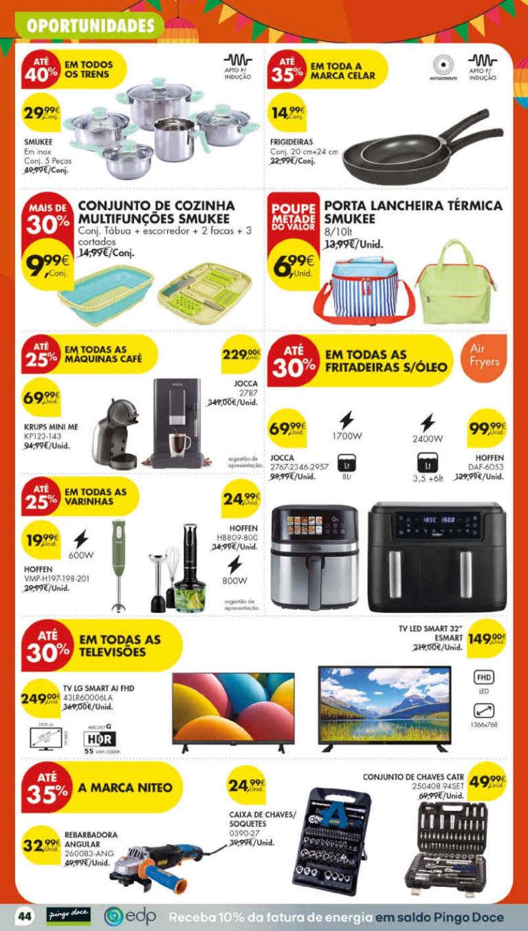 Folheto Pingo Doce bazar – Antevisão Promoções 9 a 15 de junho