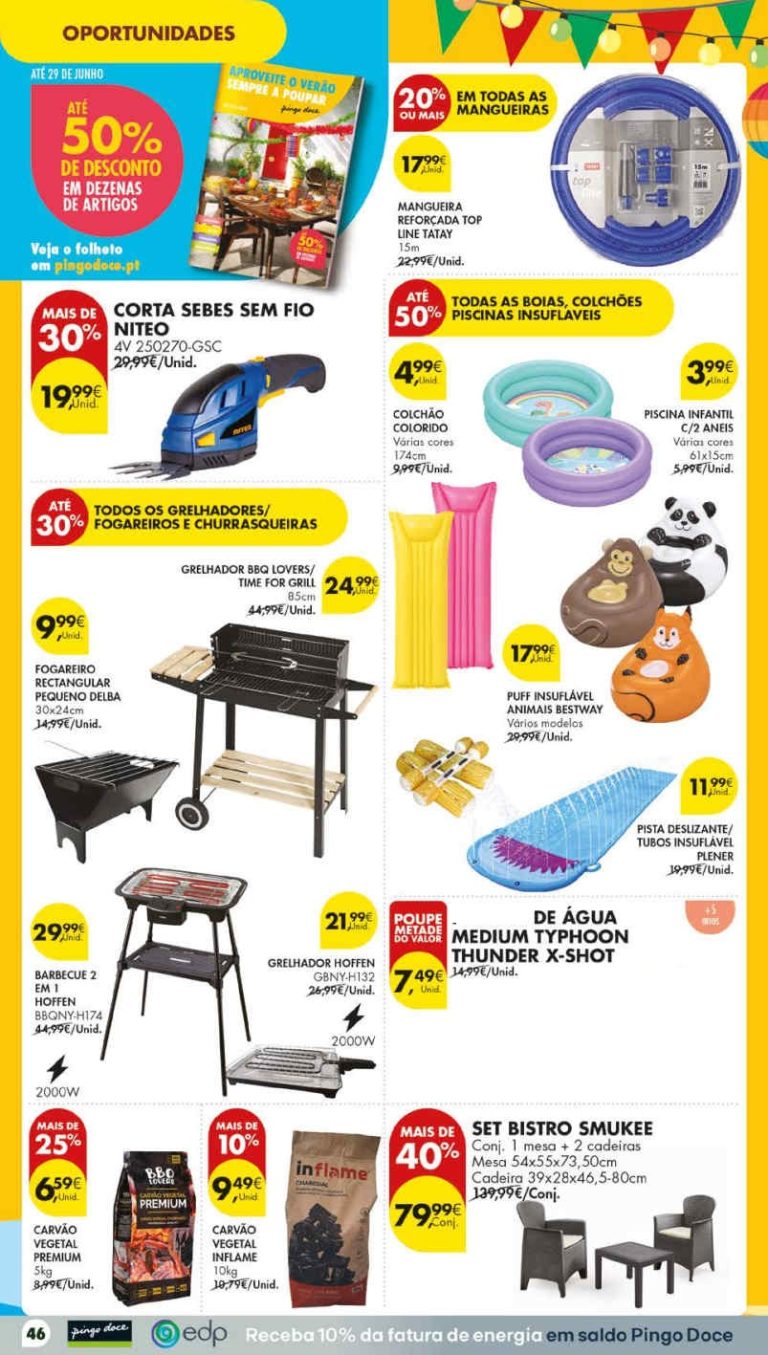 Antevisão Folheto Pingo Doce bazar – Esta Semana Promoções 9 a 15 de junho