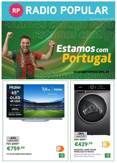 Folheto Rádio Popular – Antevisão Promoções 16 a 29 de junho