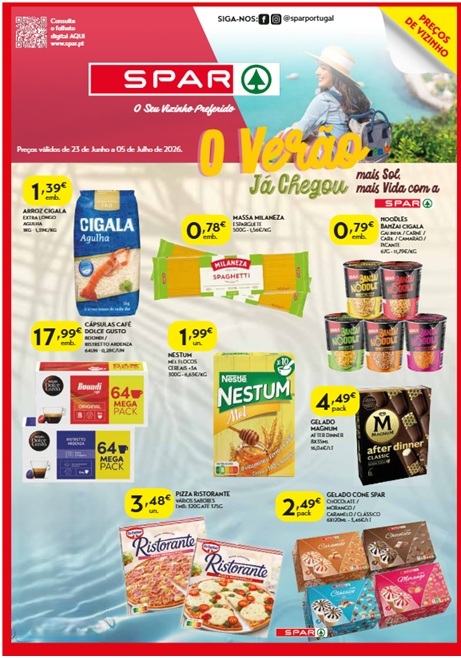 Folheto Spar – Antevisão Promoções 23 junho a 5 julho