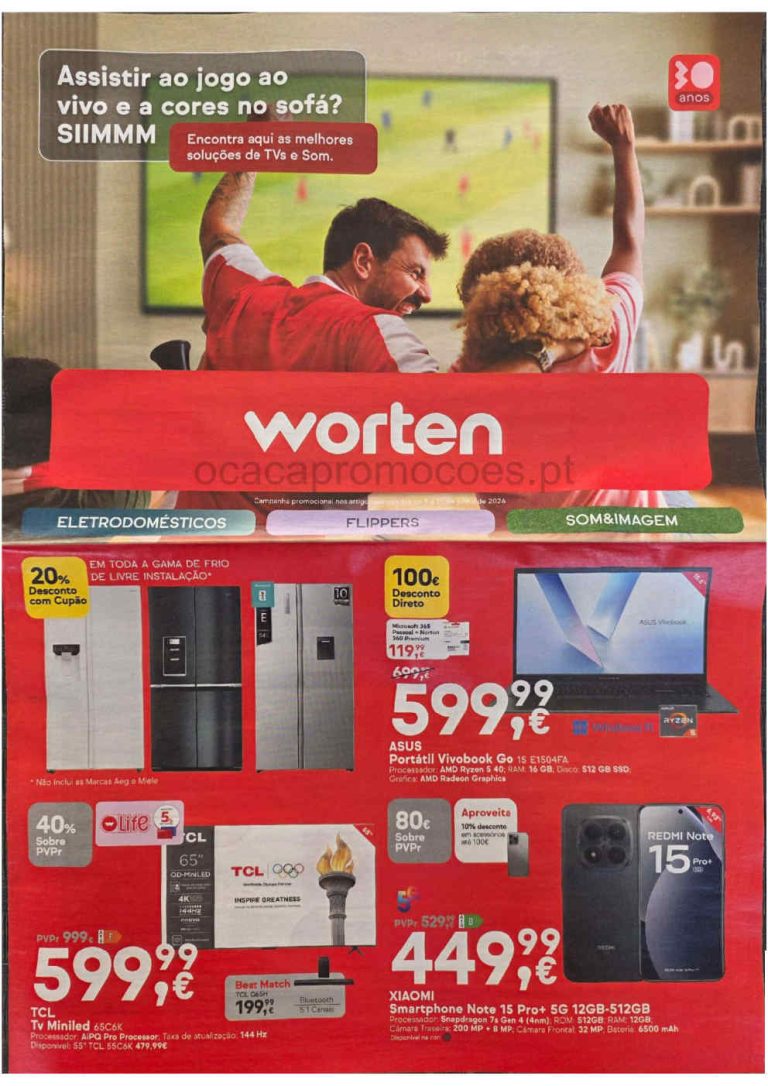 Folheto Worten – Antevisão Promoções 9 a 15 de junho