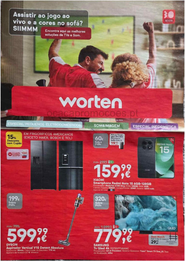 Folheto Worten – Antevisão Promoções 24 a 30 de junho
