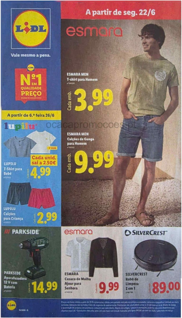 Folheto Lidl bazar – Antevisão Promoções a partir 22 de junho